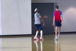 对手还不知道是谁！雷霆备战季后赛第一堂训练，亚历山大练三分！